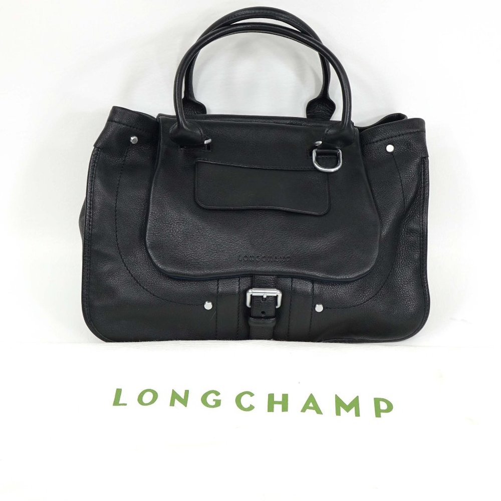 Longchamp Balzane Tote/Satchel Black Large